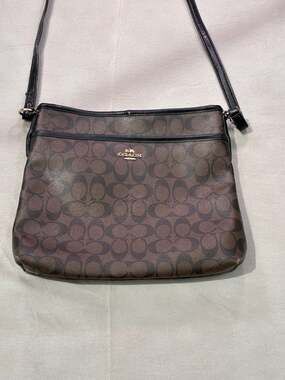 Coach Signature Shoulder Bag Crossbody Pouch F58297 From Japan